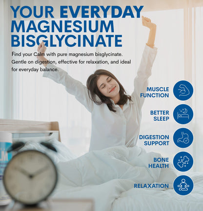 Natural Calm Magnesium Bisglycinate Capsules image 1