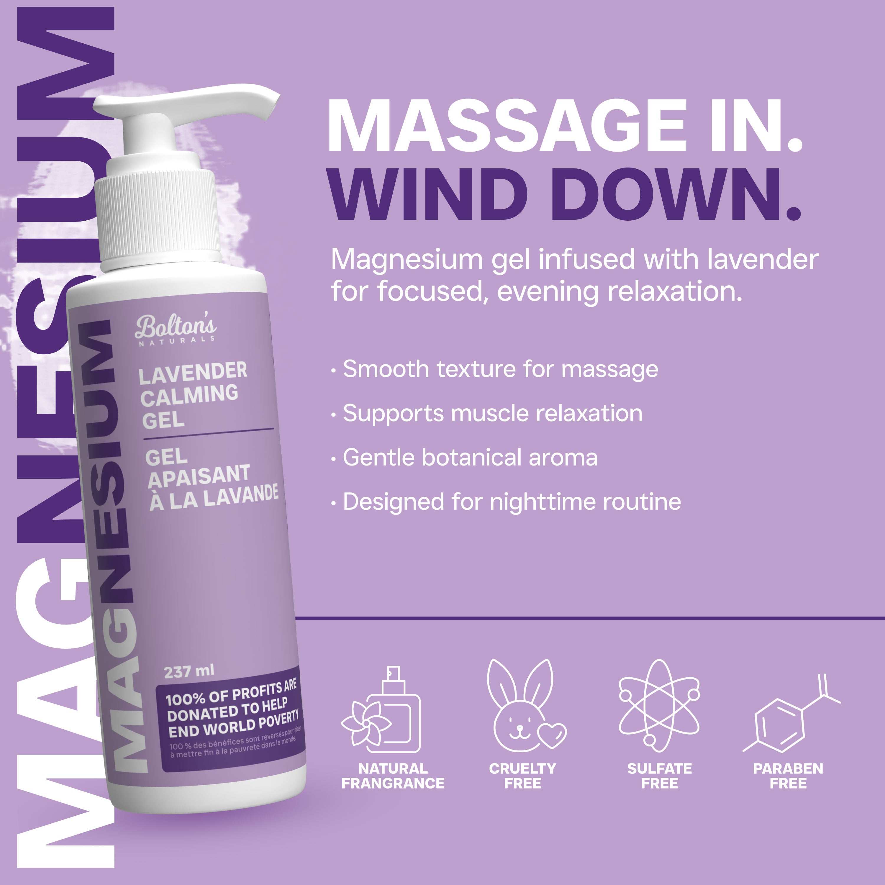 Magnesium Lavender Calming Gel