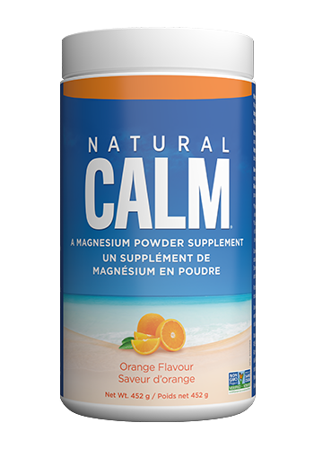 Natural Calm Magnesium Citrate Powder - Orange Flavour - 16 oz. image 0