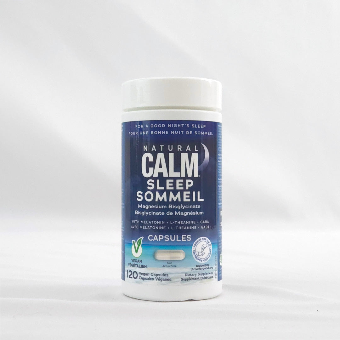 Calm Sleep Capsules — Magnesium Bisglycinate + Melatonin + GABA + L-Theanine