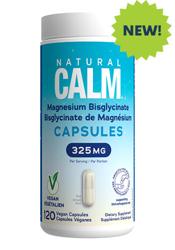 Natural Calm Magnesium Bisglycinate Capsules - 120 image