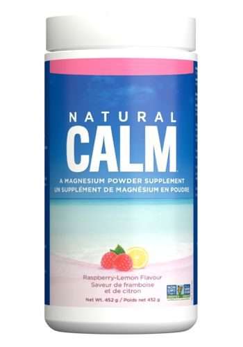 Natural Calm Magnesium Citrate Powder - Raspberry Lemon Flavour - 16 oz. image 0