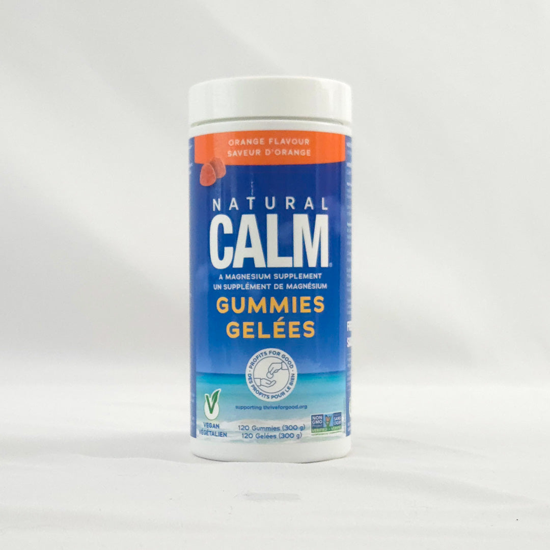 Natural Calm Magnesium Gummies - Orange Flavour