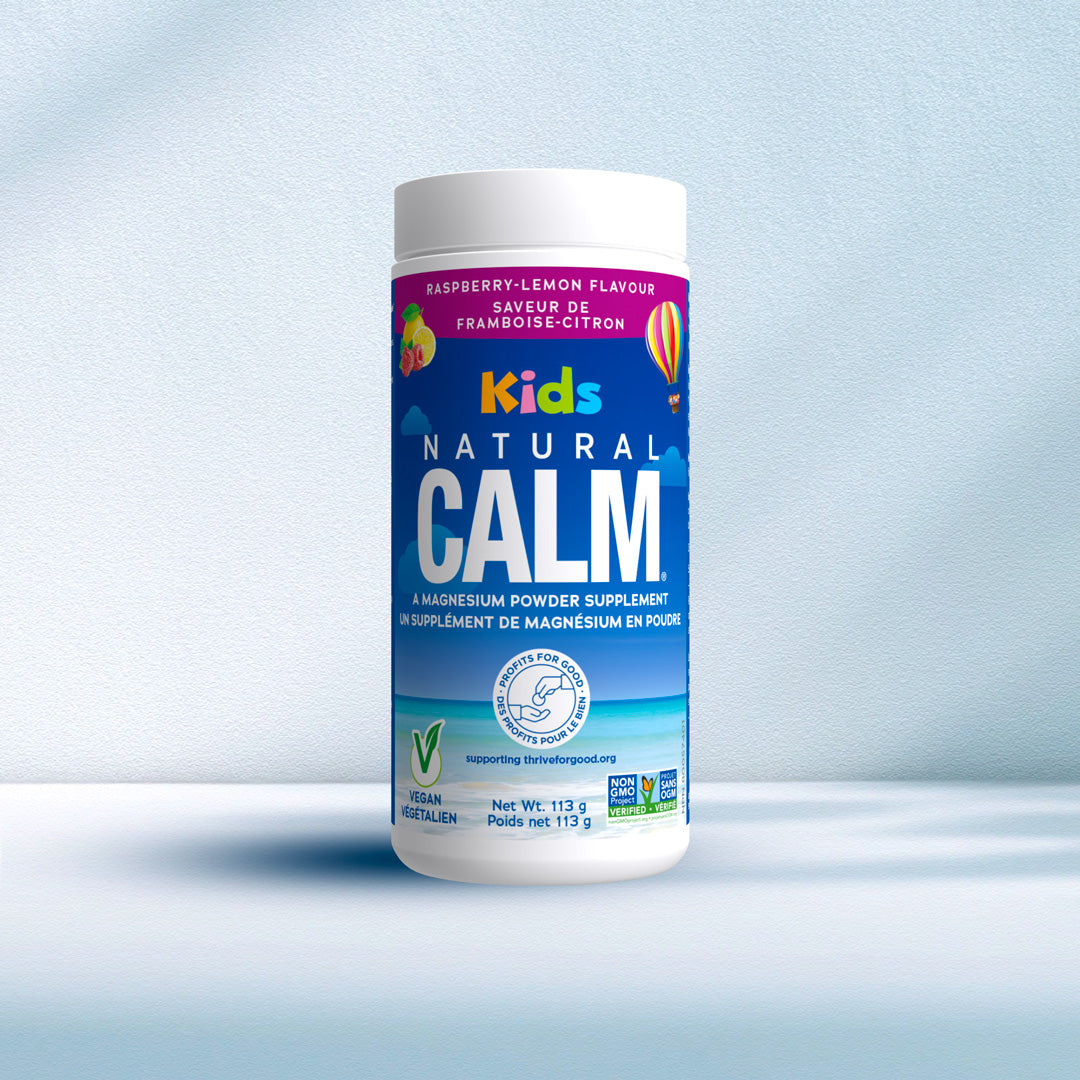 Natural Calm Kids Magnesium Powder - Raspberry-Lemon