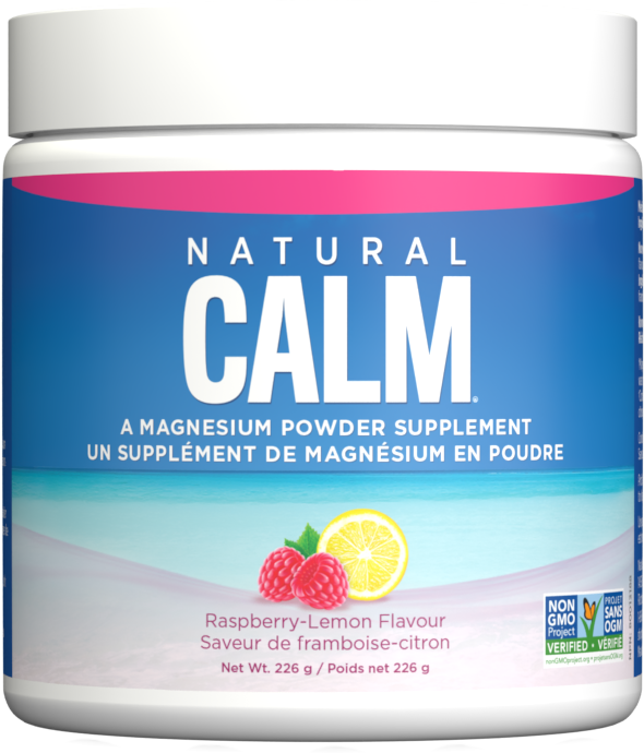 Natural Calm Magnesium Raspberry lemon