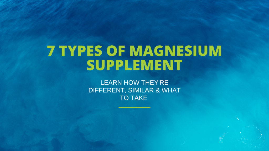 What Type Of Magnesium Is In Calm 7 Types of Magnesium for Your Health | Natural Calm Canada